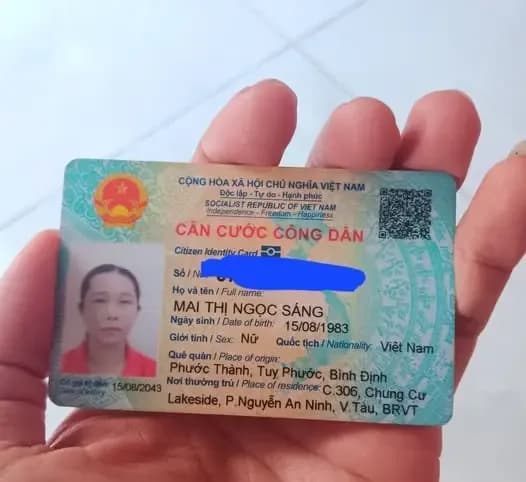 Nhặt được đồ vật khu Quận 10 gần đường Vĩnh Viễn, TP.HCM