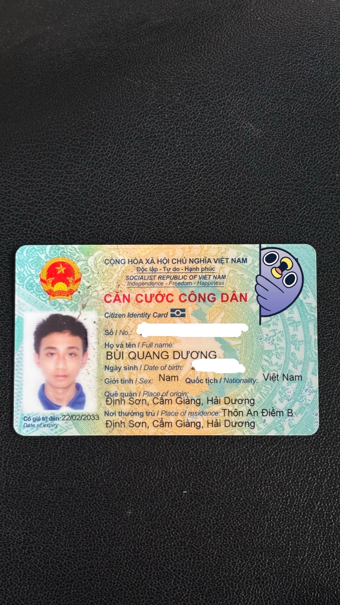 CĂN CƯỚC CÔNG DÂN - TÌM CHỦ  NHÂN