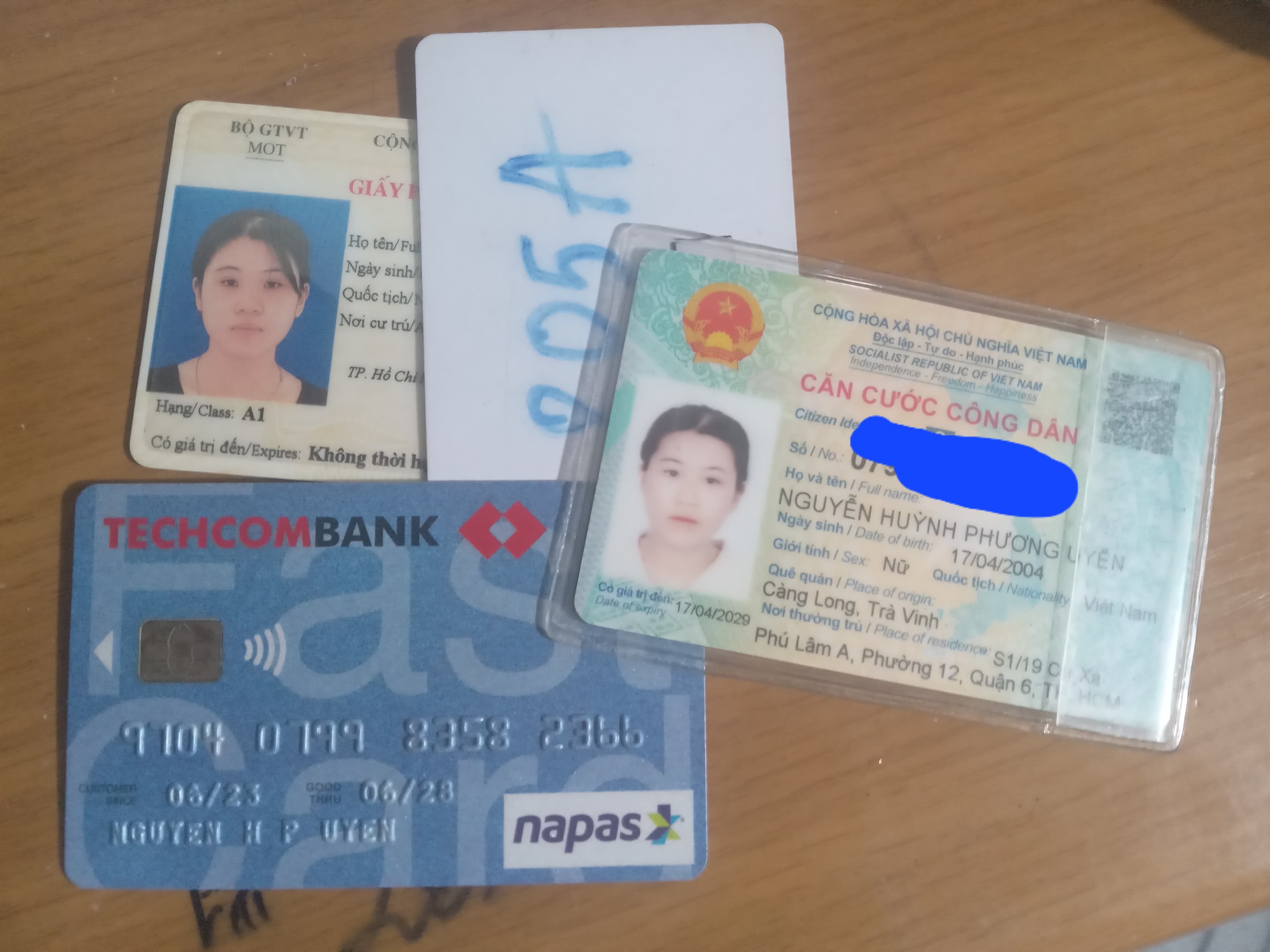 Cccd giấy phép Lái xe 
