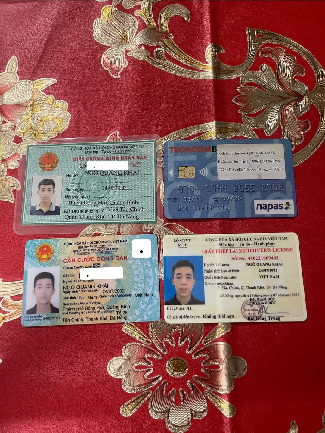 Nhặt được giấy tờ Ngô Quang Khải