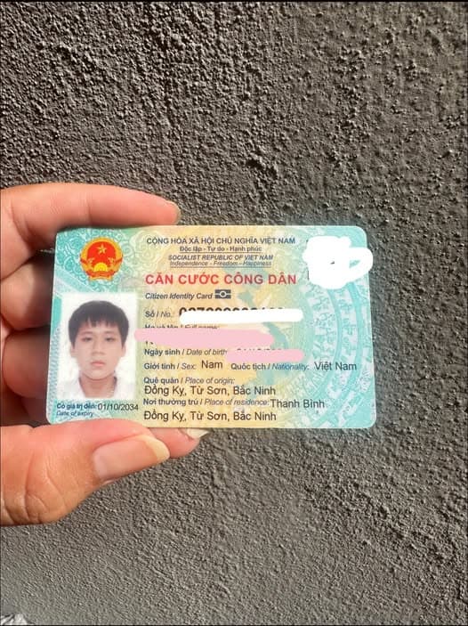 Nhặt được giấy tờ: Khoảng 14h hôm nay