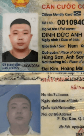 Nhặt được giấy tờ Đinh Đức Anh