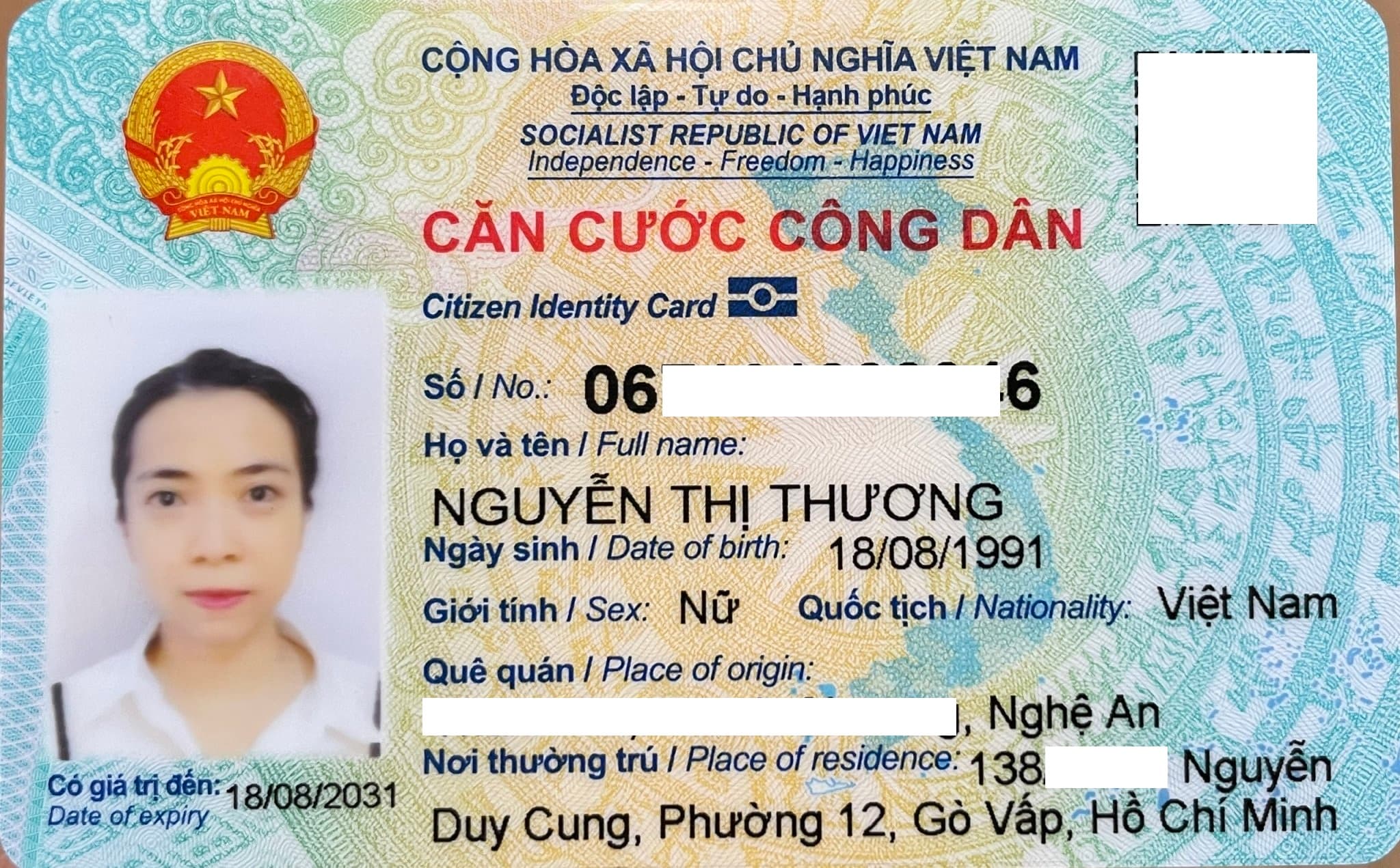 MẤT GIẤY TỜ - NGUYỄN THỊ THƯƠNG 
