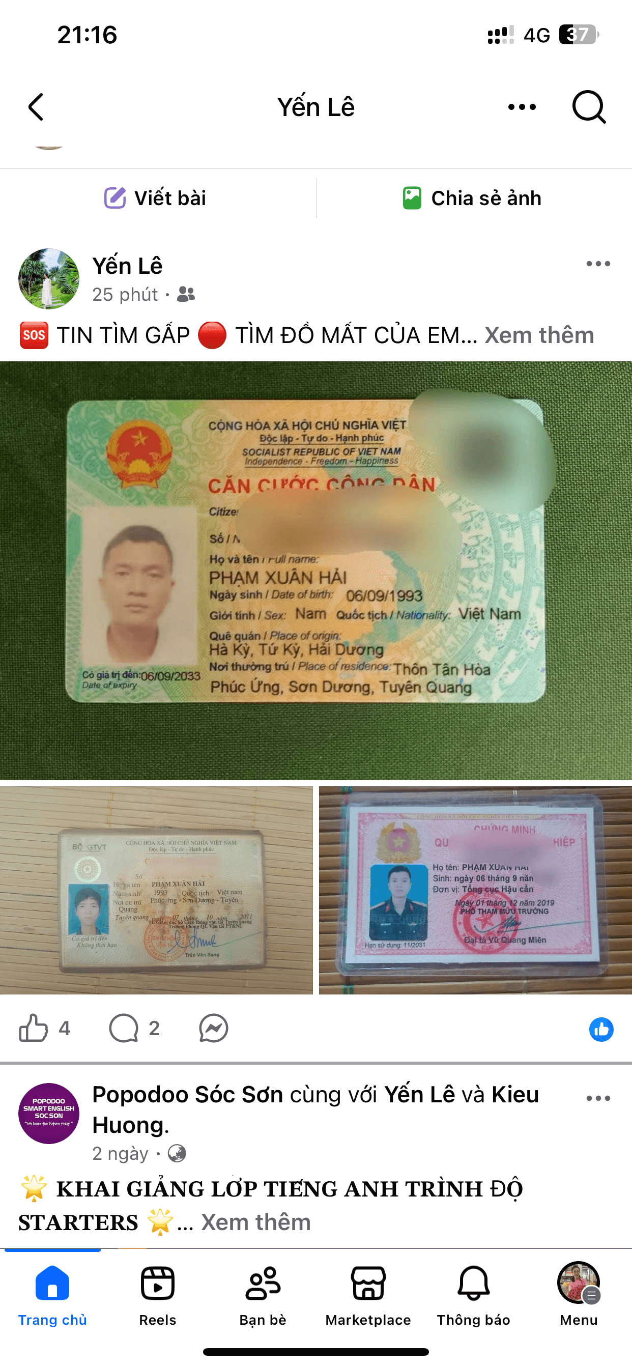 RƠI VÍ PHẠM XUÂN HẢI 1993 rơi ở Sóc Sơn