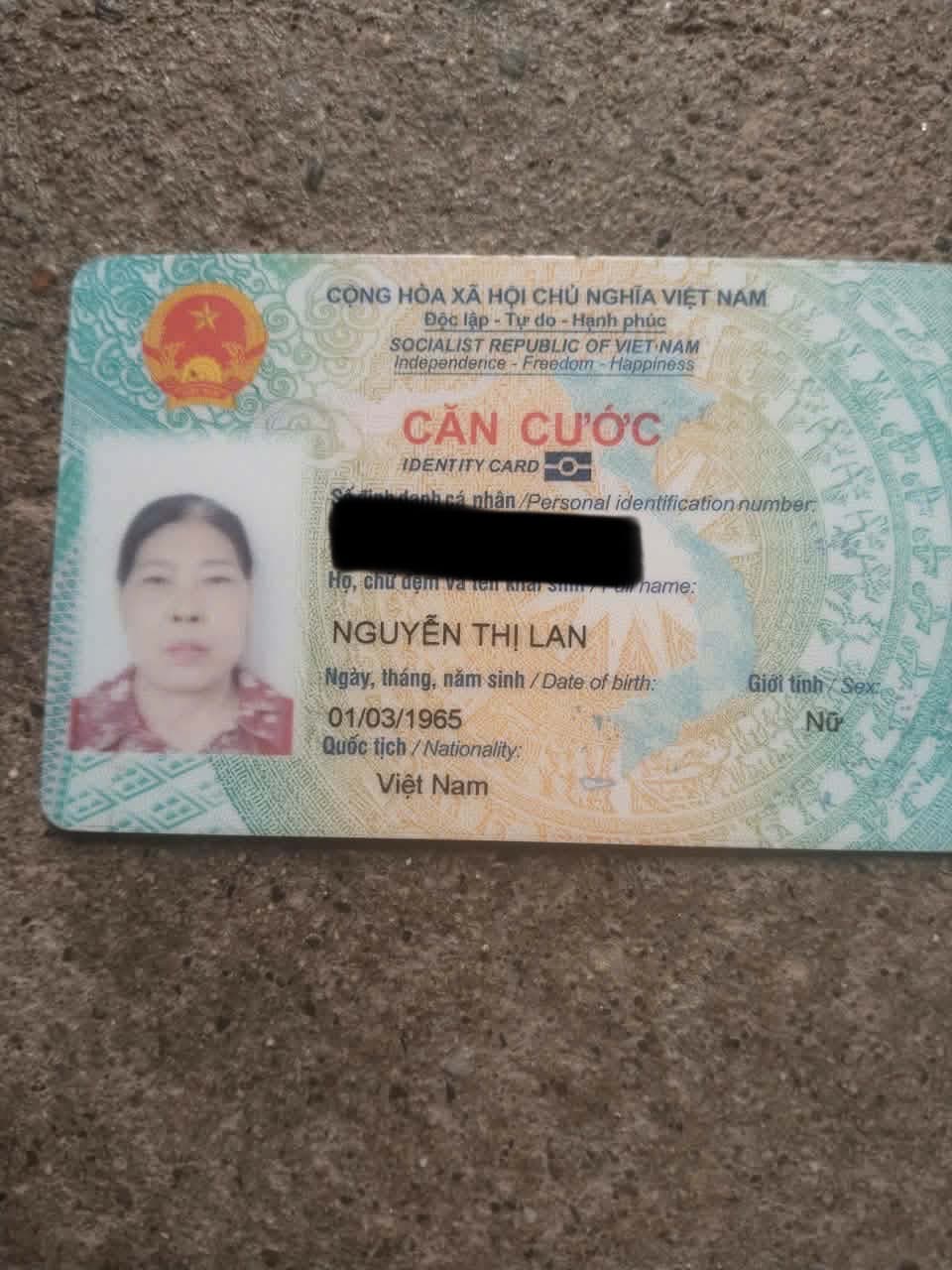 tìm ví , Nguyễn Thị Lan , rơi tại ngã năm Hoằng Ngọc Hoằng Hoá Thanh Hoá
