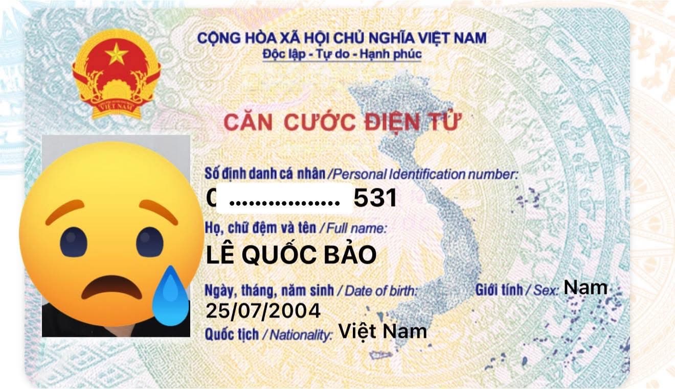 TÌM CCCD LÊ QUỐC BẢO RƠI Ở CỬA KHẨU MỘC BÀI TÂY NINH