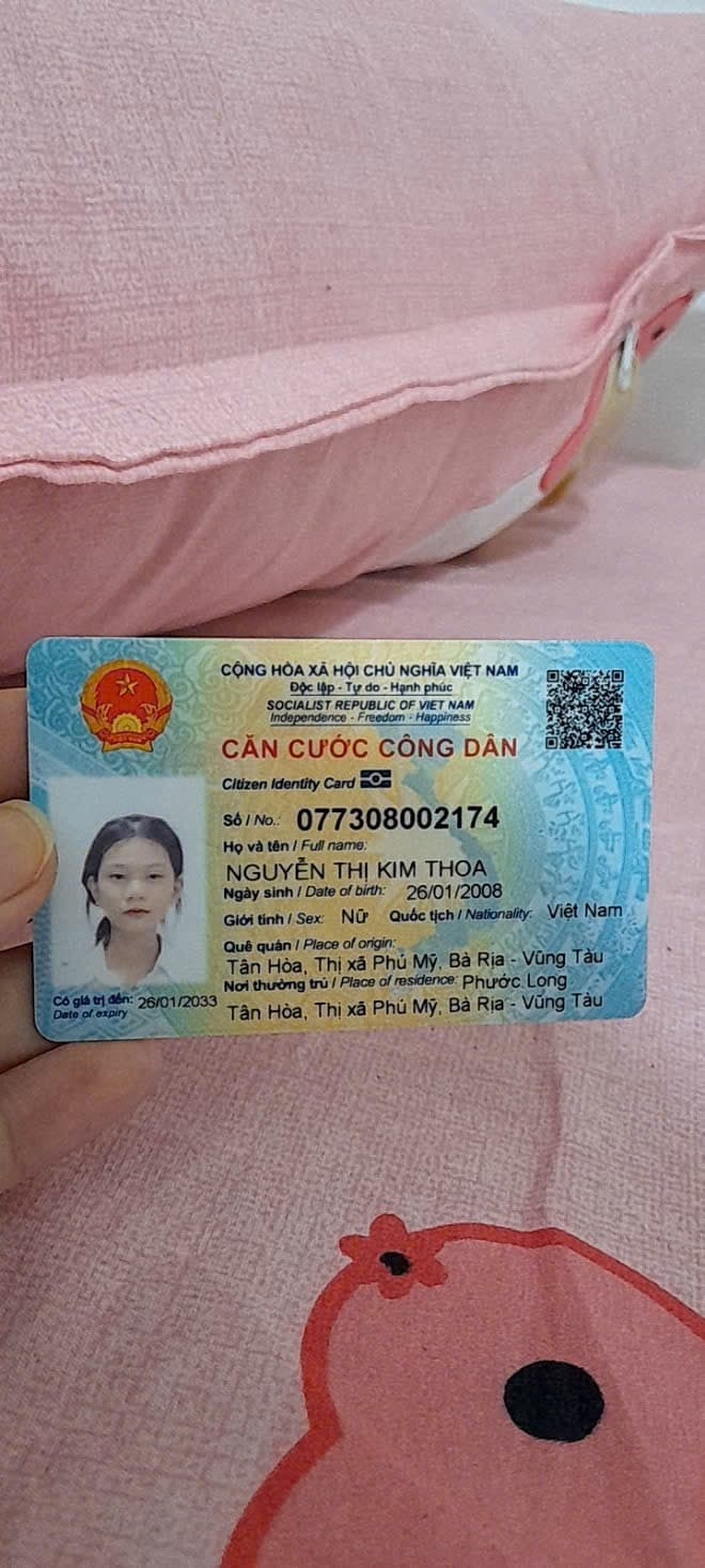 Tìm bóp như hình có cccd Nguyễn Thị Kim Thoa , kv Bà rịa - Vũng Tàu