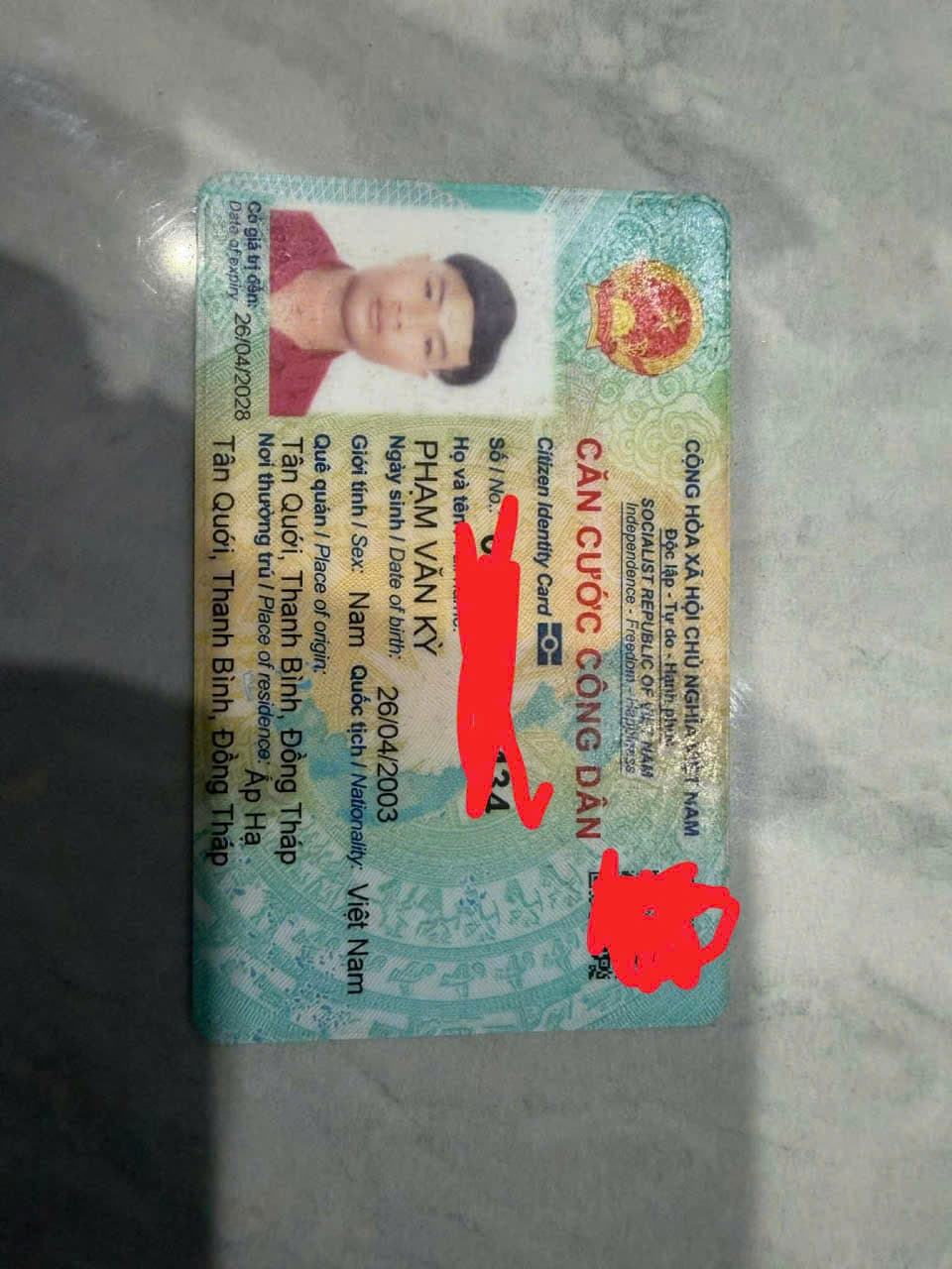 Rơi ví giấy tờ