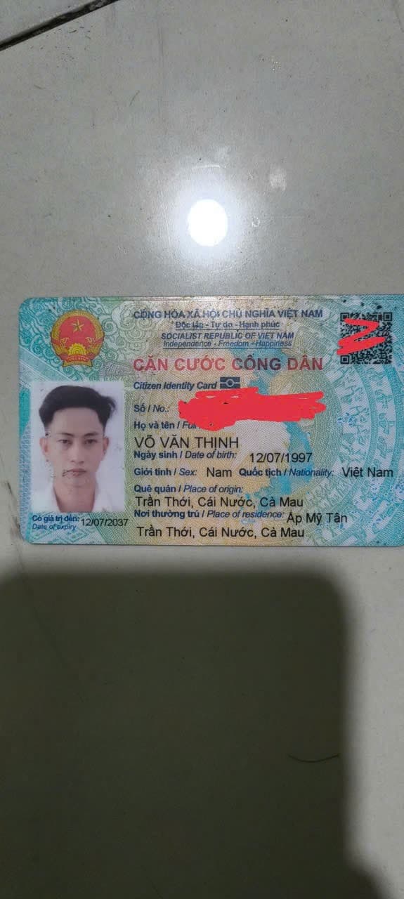 Tìm ví bị rớt Võ Văn Thịnh 1997 rơi ở Sài Gòn 