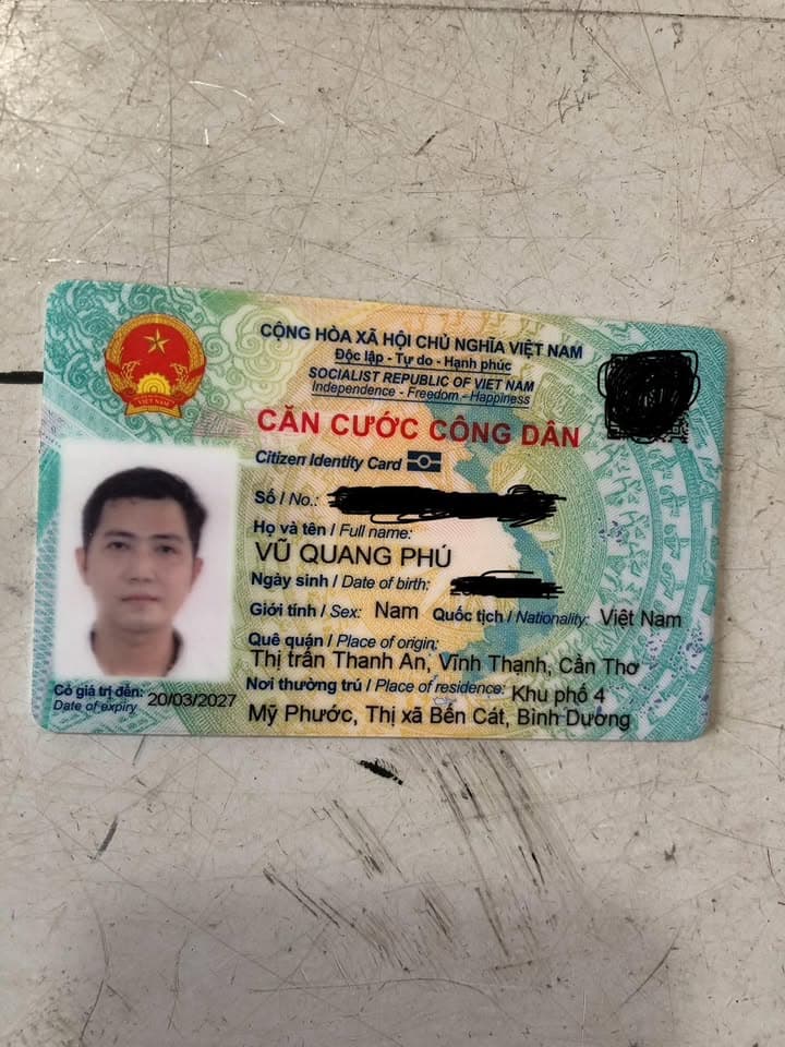 Rơi Ví/Giấy tờ tùy thân