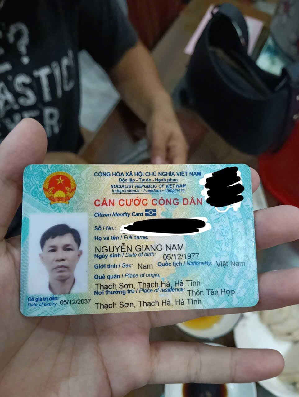 Rơi ví giấy tờ Nguyễn Giang Nam rơi ở Buôn Hồ
