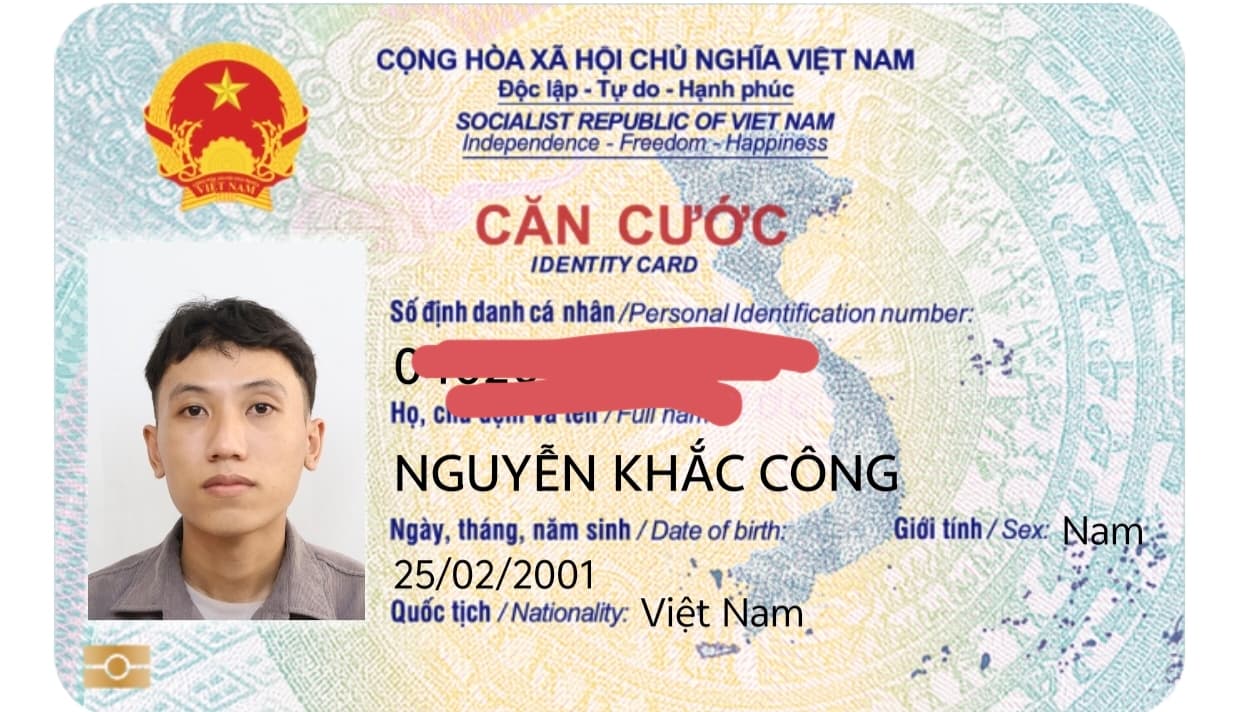 Mình rơi ví có cccd, bằng lái , thẻ ngân hàng tên Nguyễn Khắc Công, rơi ở long an