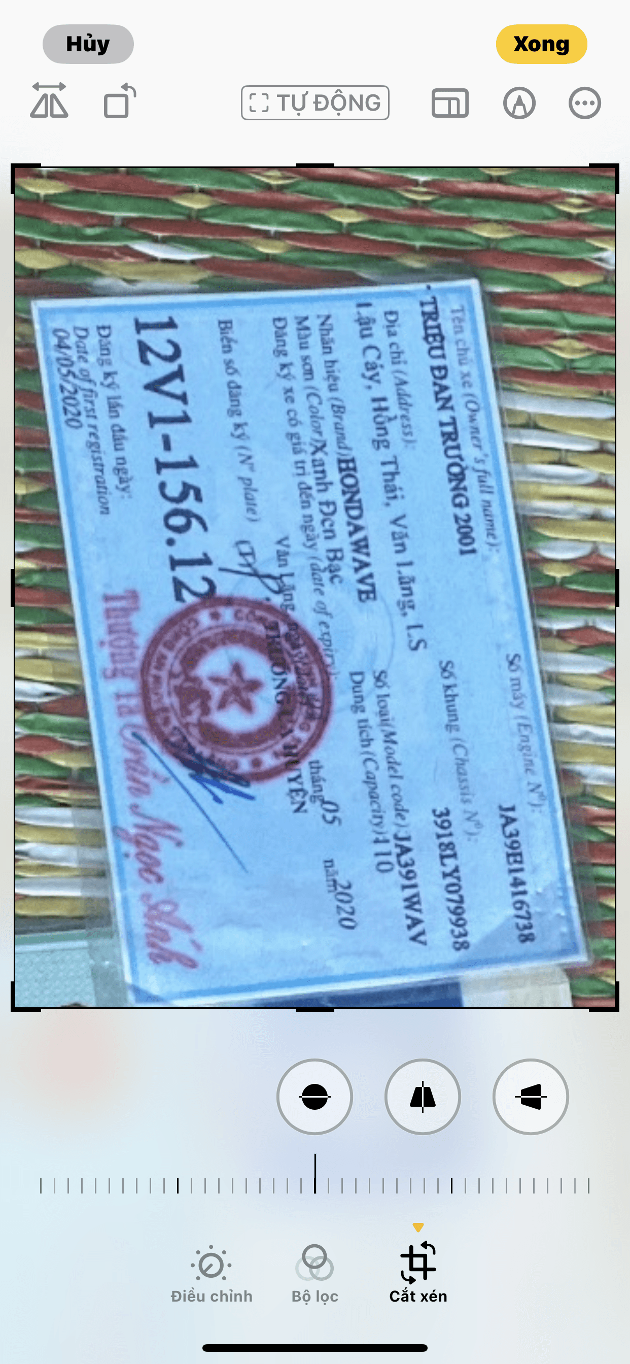 Mất xe máy và giấy tờ tùy thân