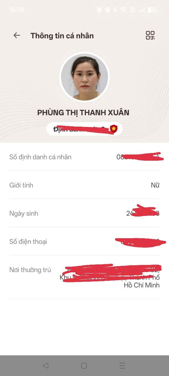 TÌM VÍ TÊN PHÙNG THỊ THANH XUÂN