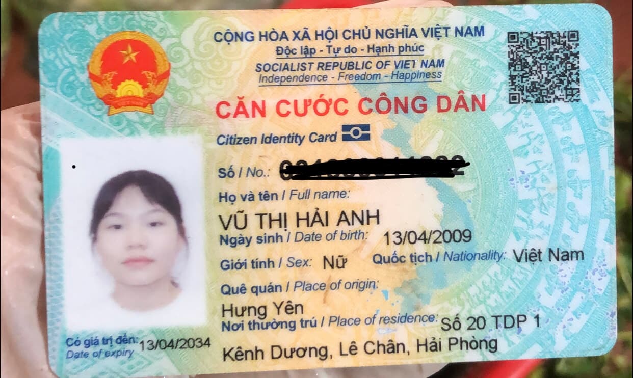 Rơi cccd