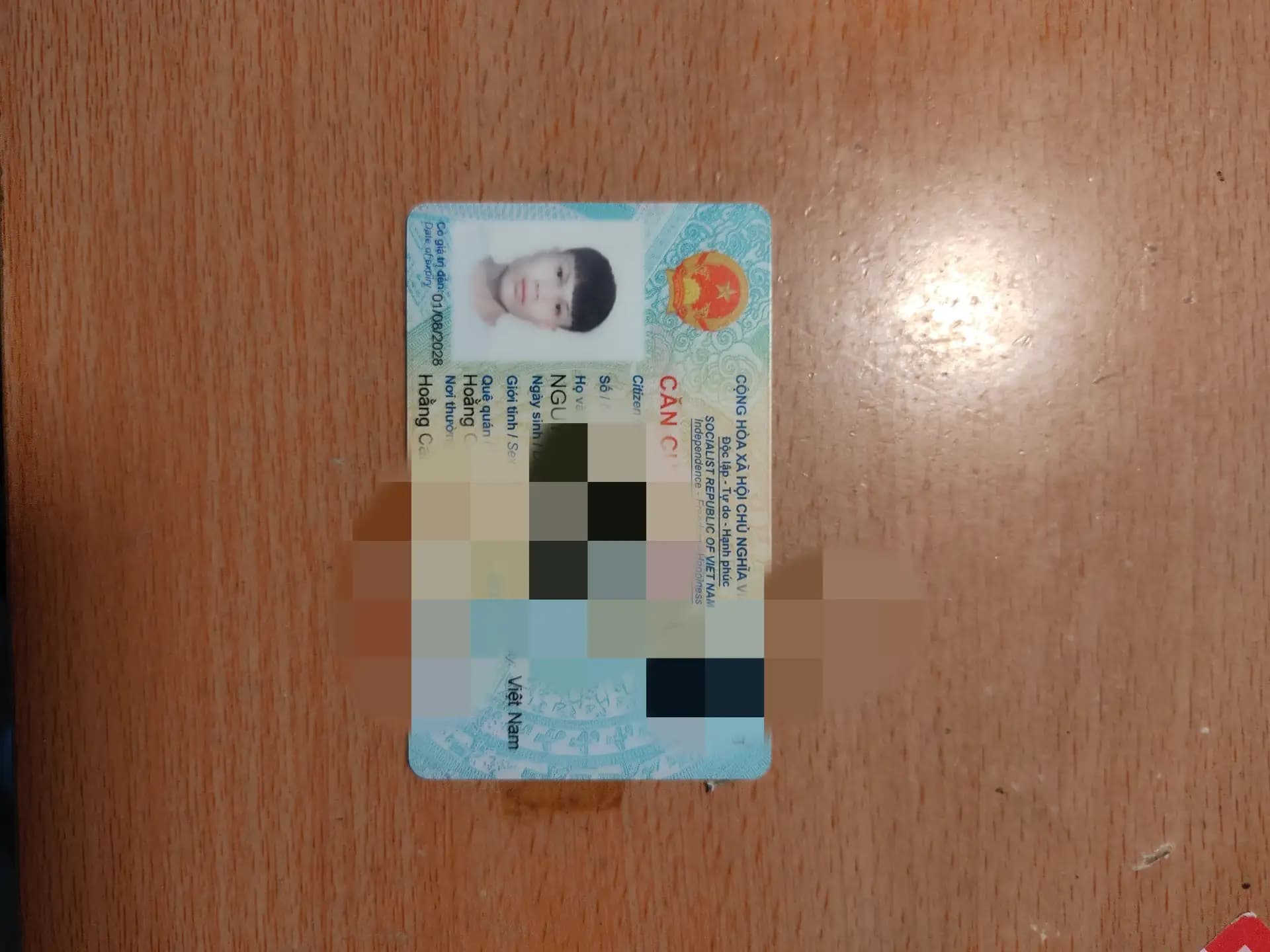 Rơi/Mất ví giấy tờ tùy thân NGUYỄN VĂN DŨNG 2003 ở Hà Nội ví 