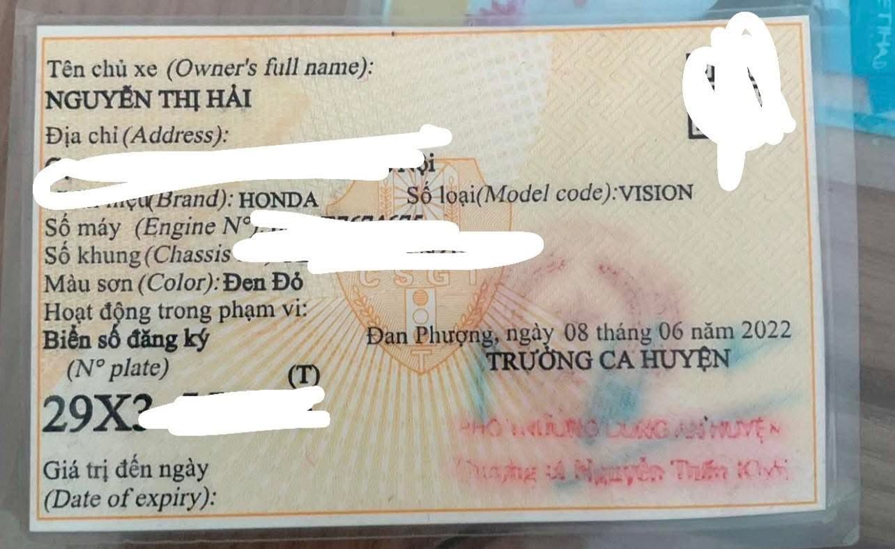 tìm ví có giấy tờ bị rơi tại Hà Nội