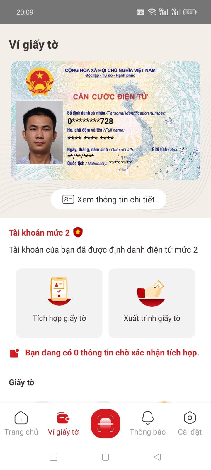  cccd, giâý phép lái xe mang tên Cao Văn Thông 1991, giấy tờ xe mang tên Đinh Thị Ngát 1993 nam định
