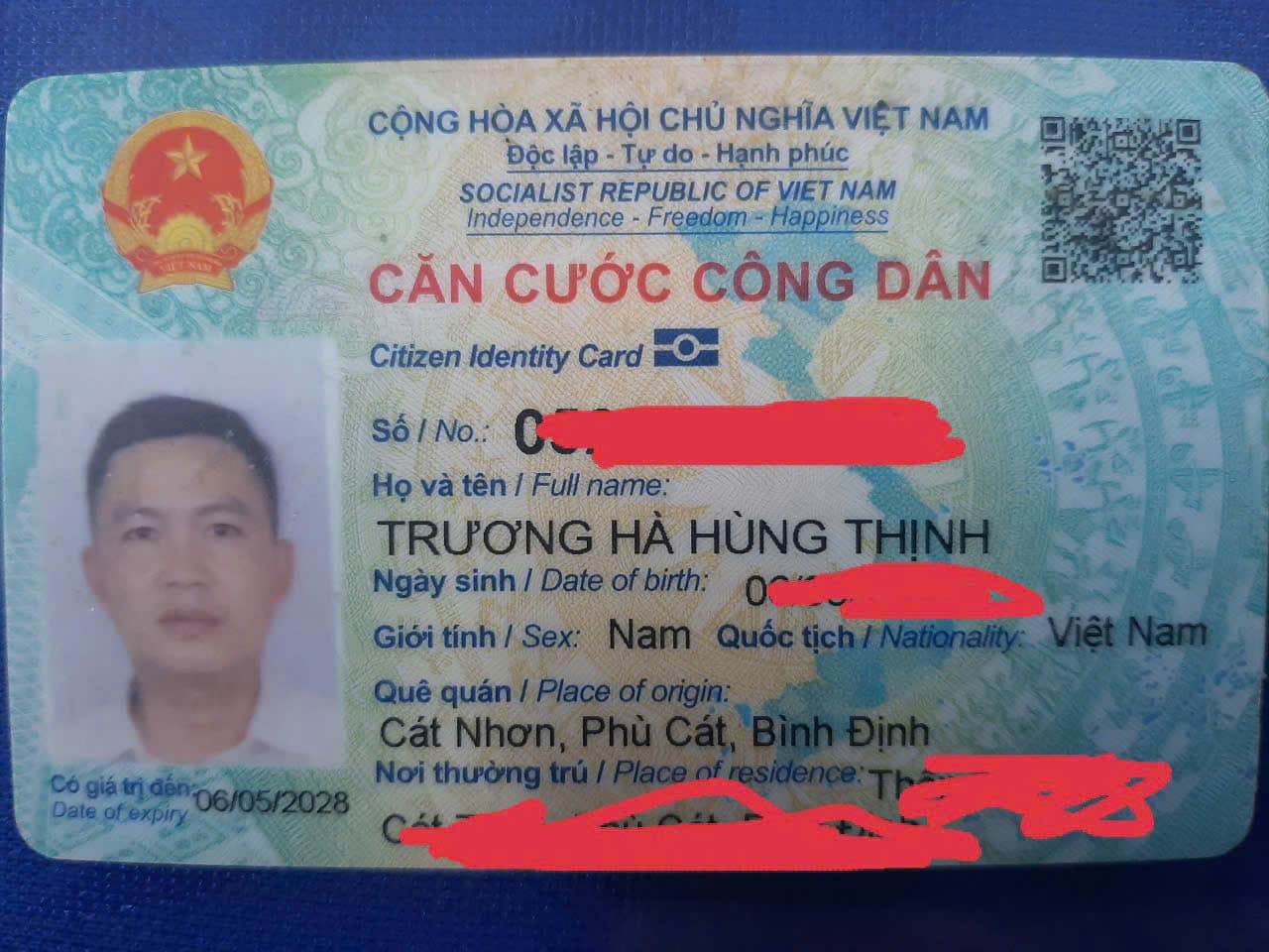 Rơi ví Trương Hà Hùng Thịnh 1988 ở Phú yên (cũ) nay là ĐăkLăk