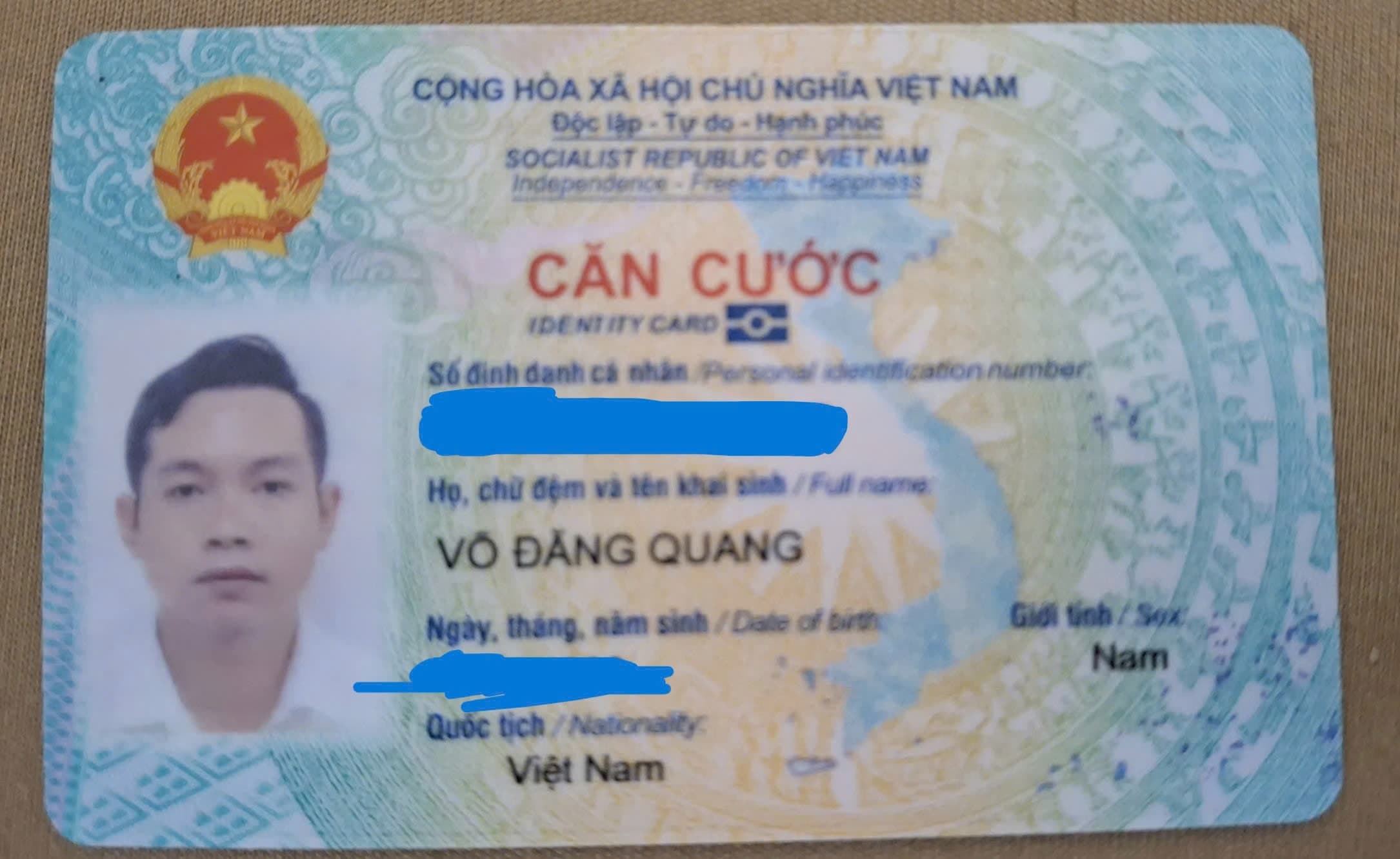 Rơi ví, Võ Đăng Quang