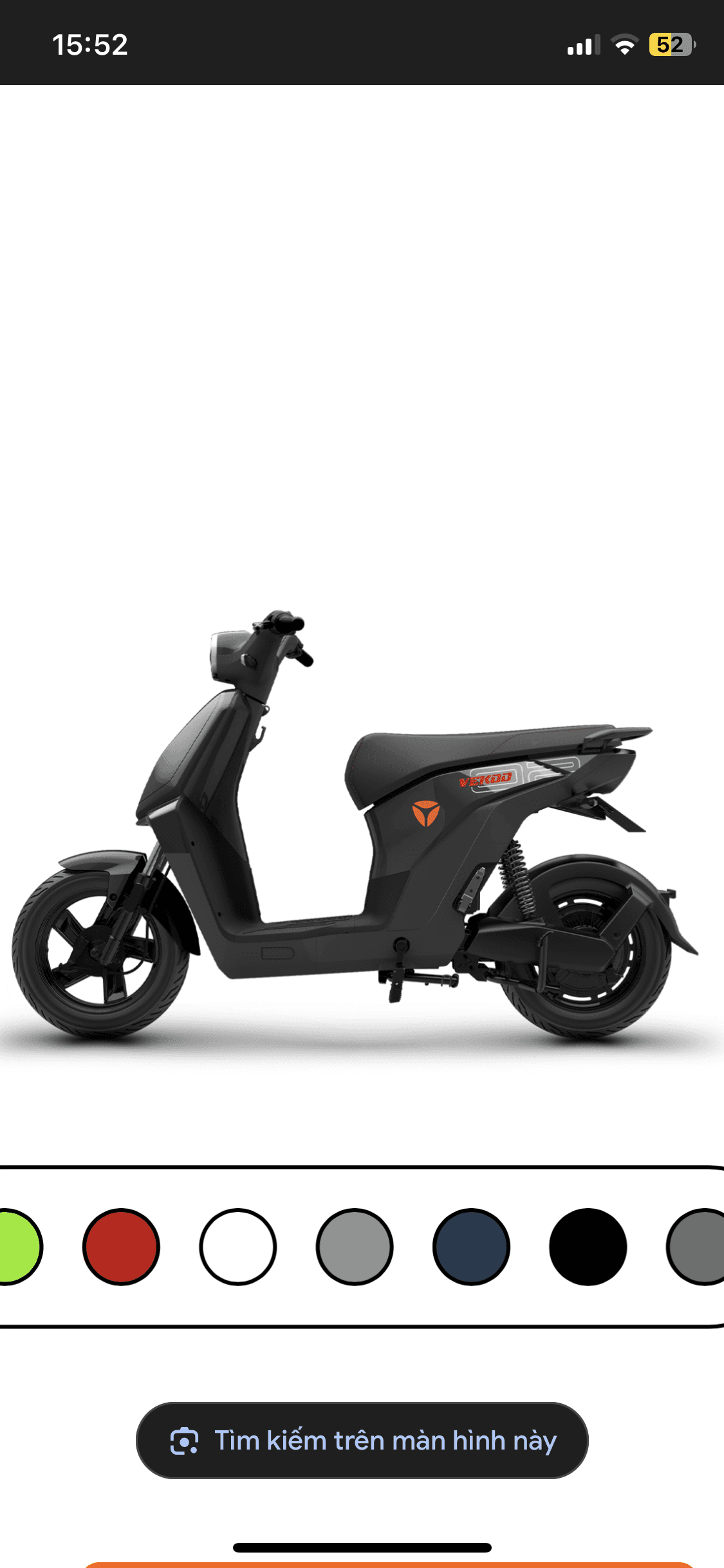 Tìm xe yadea vekoo đen nhám