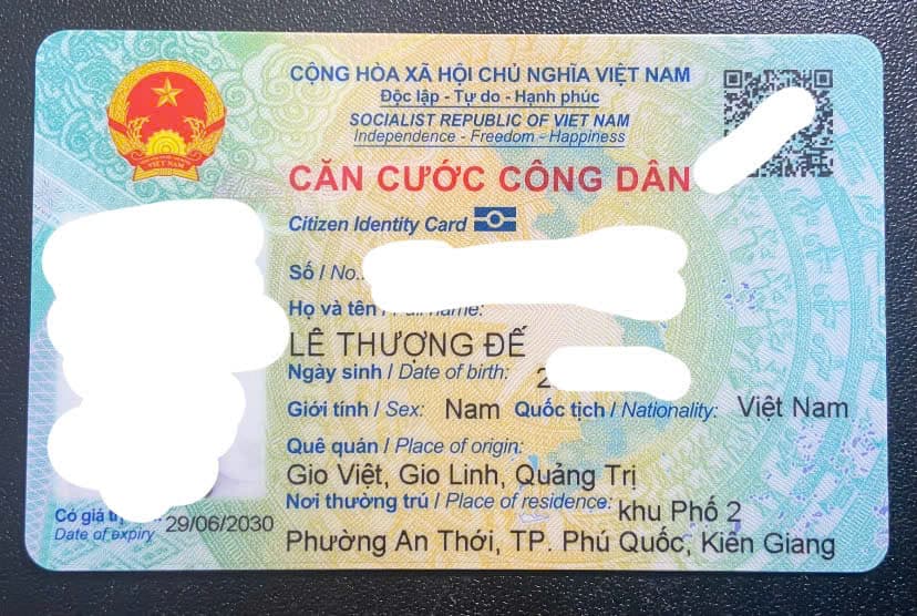 Rơi ví/giấy tờ tùy thân Lê Thượng Đế - Thủ Đức - Hồ Chí Minh