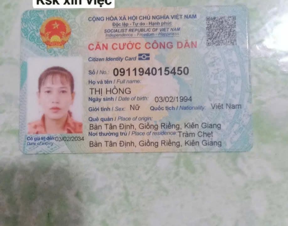 Rơi ví giấy tờ