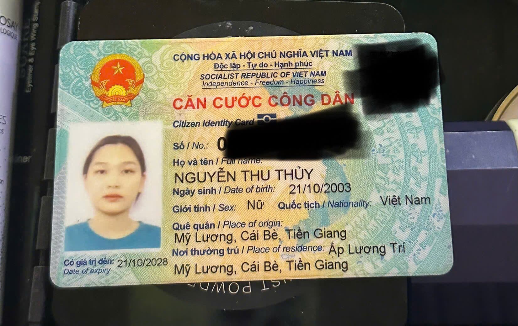 Rơi ví/ khu vực tân phú 