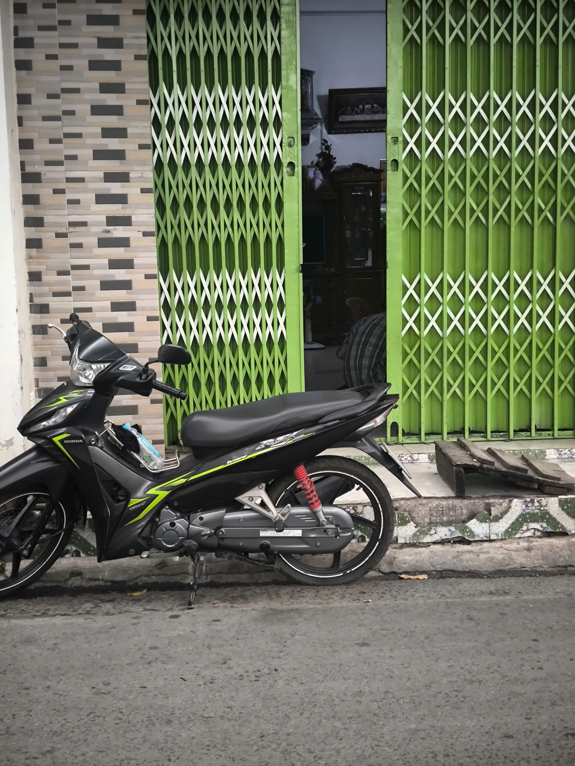 Mất xe máy Wave RSX Xanh lá Đen