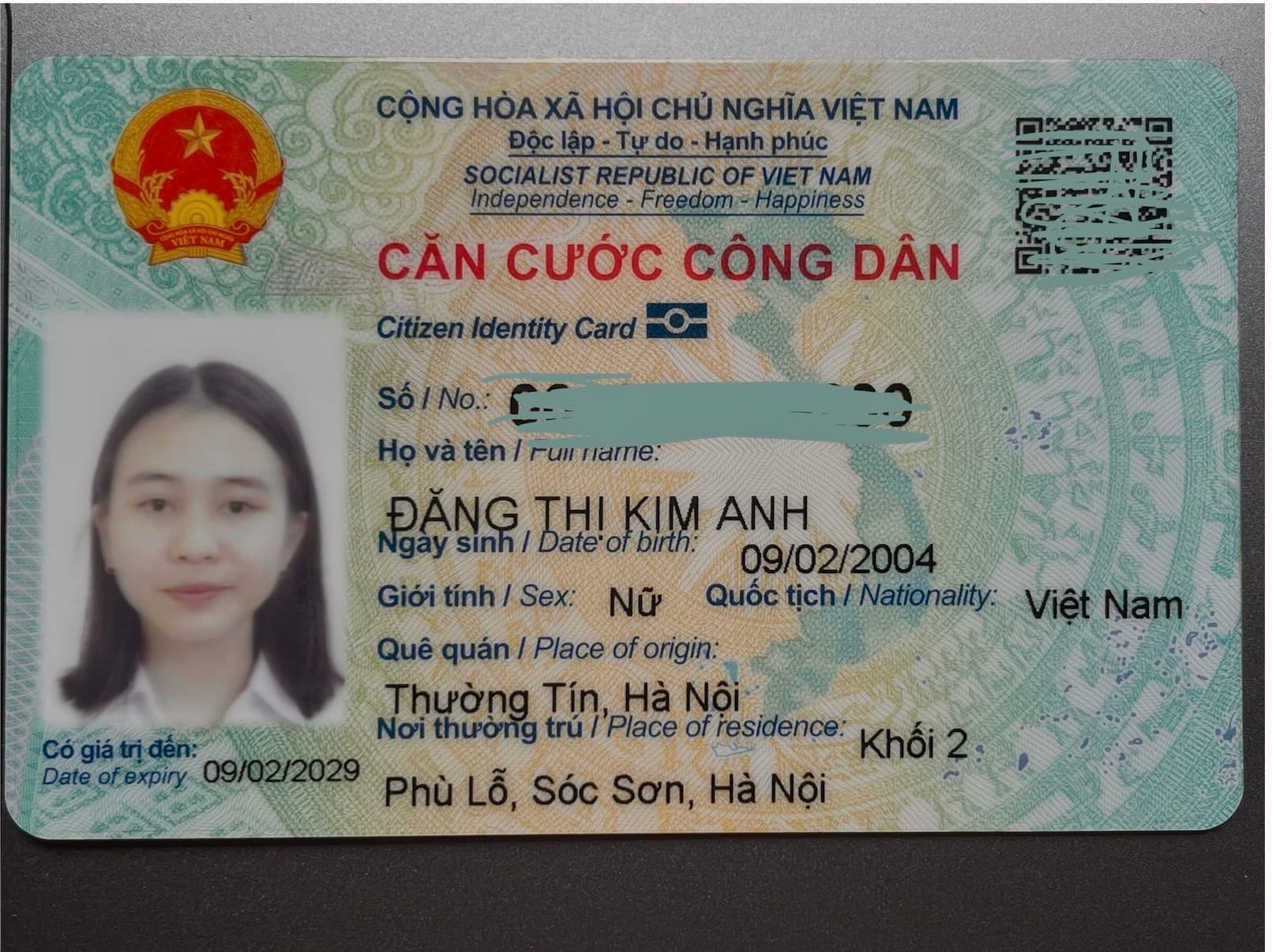 Rơi ví giấy tờ tuỳ thân Đặng Thị Kim Anh ở Đà Lạt