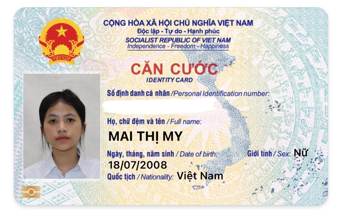 Em có đánh rơi cccd tên Mai Thị My 2008 tại sáng ngày 27/9/2026 tại BV trường đại học y dược huế