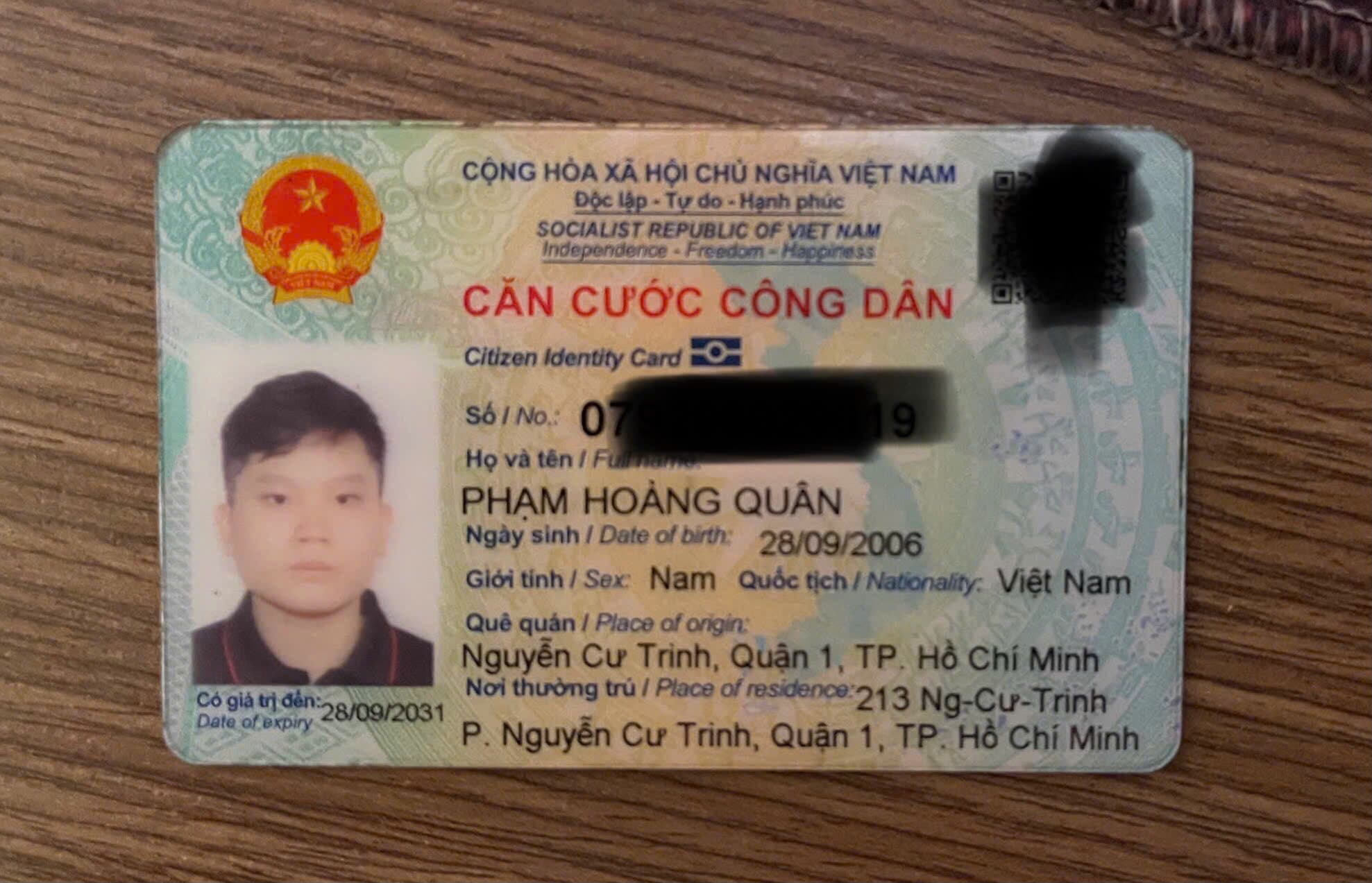 Rơi ví giấy tờ