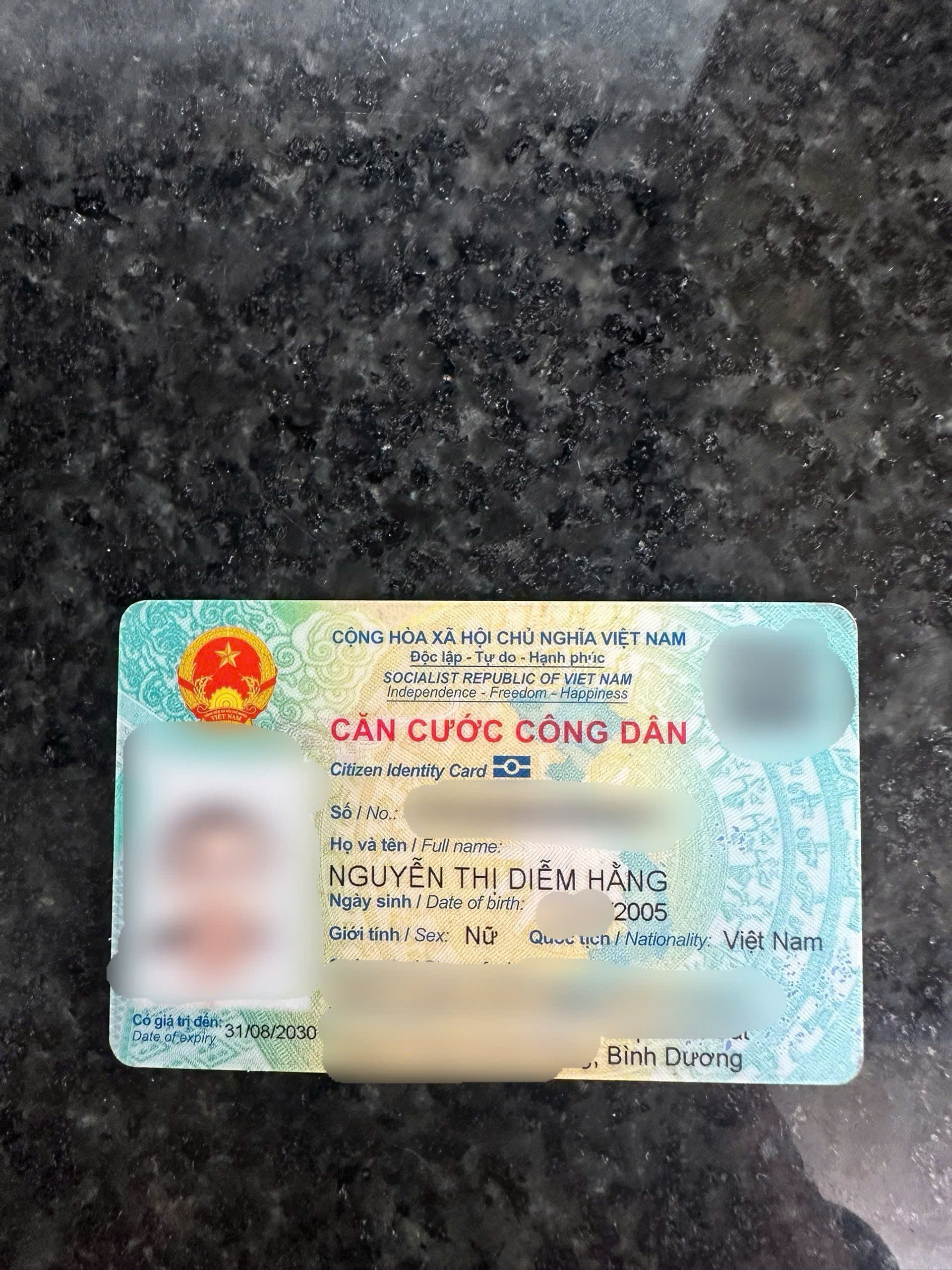 Cần tìm cccd + điện thoại