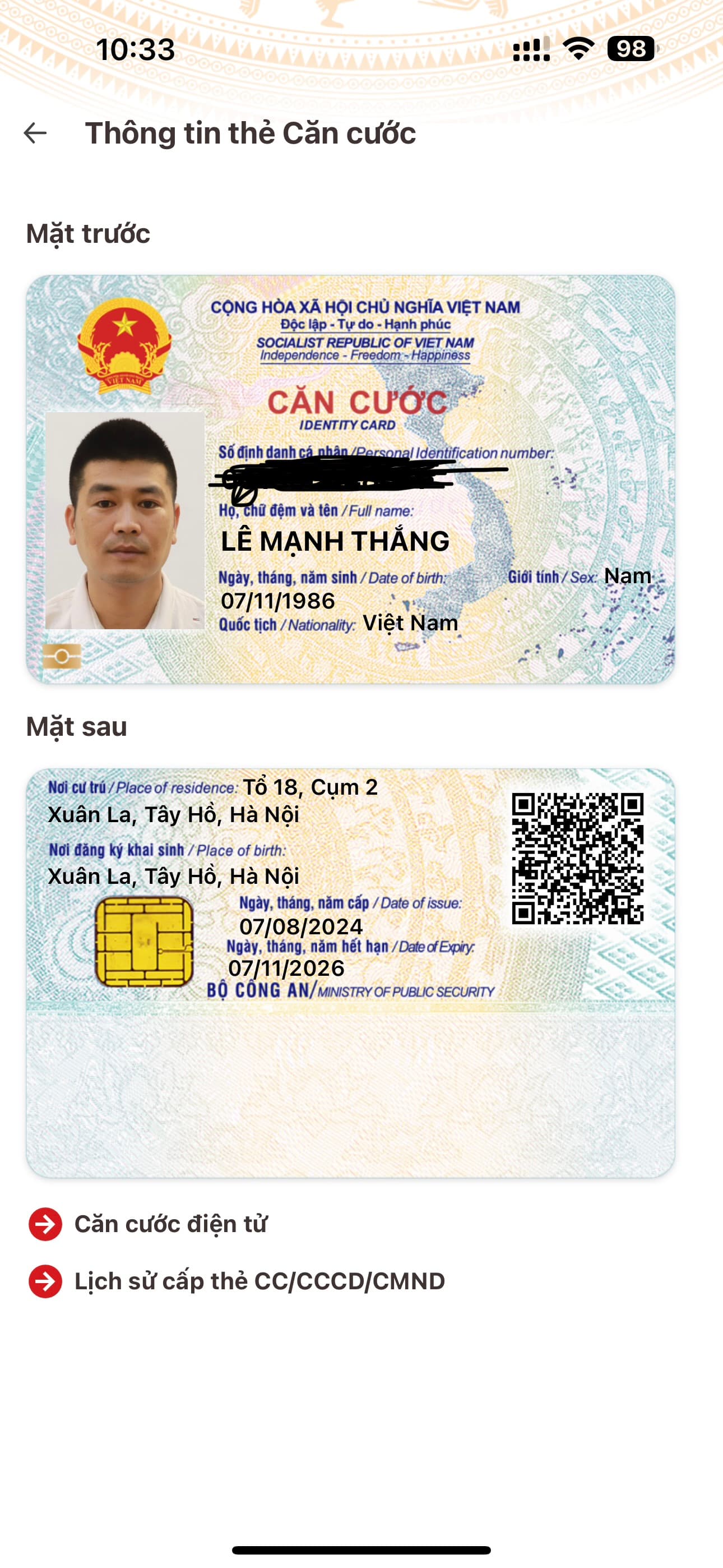 Thông báo tìm ví  