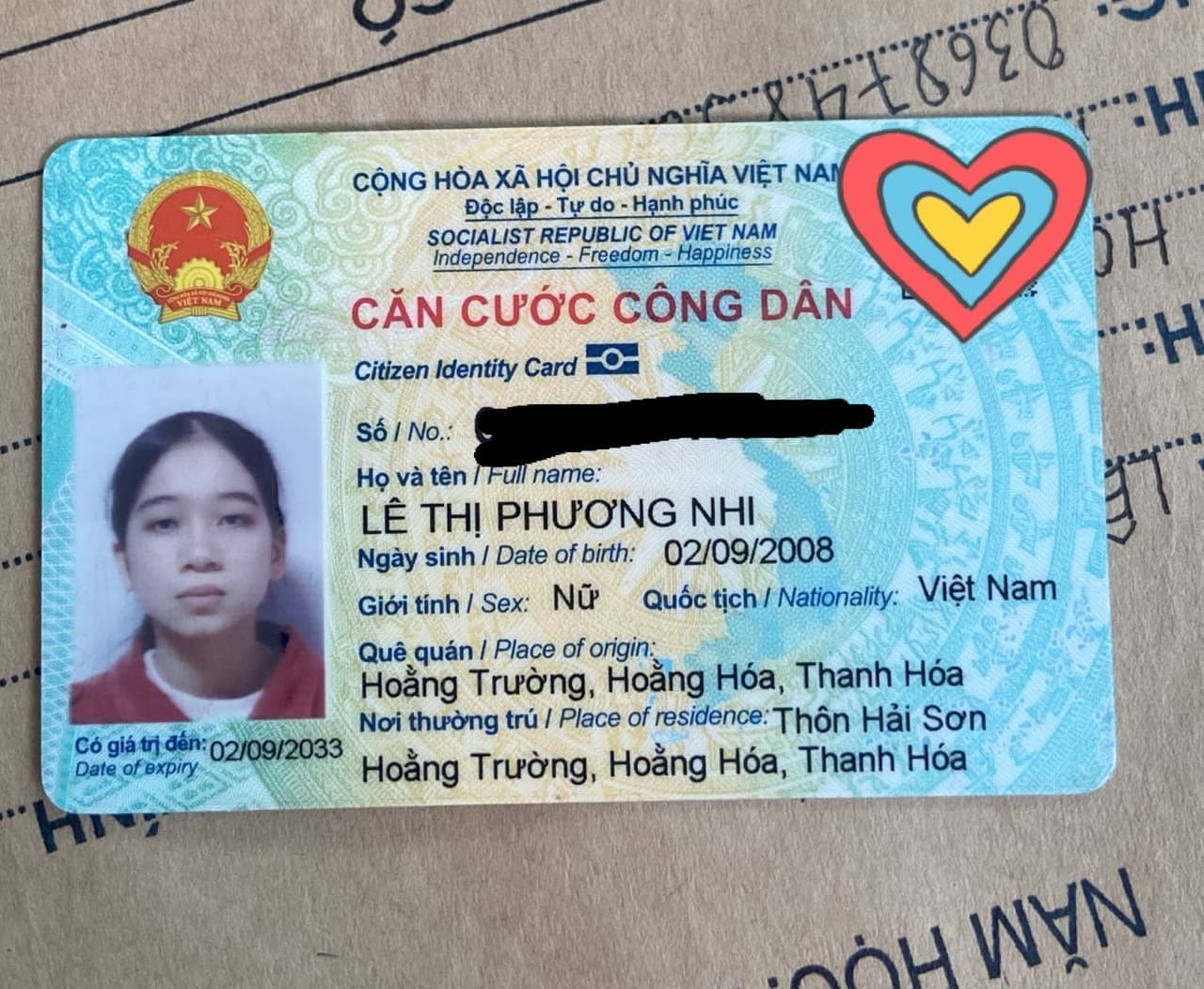 rơi ví:lê thị phương nhi (02/09/2008)rơi ở đường nguyễn văn linh(vĩnh phúc)
