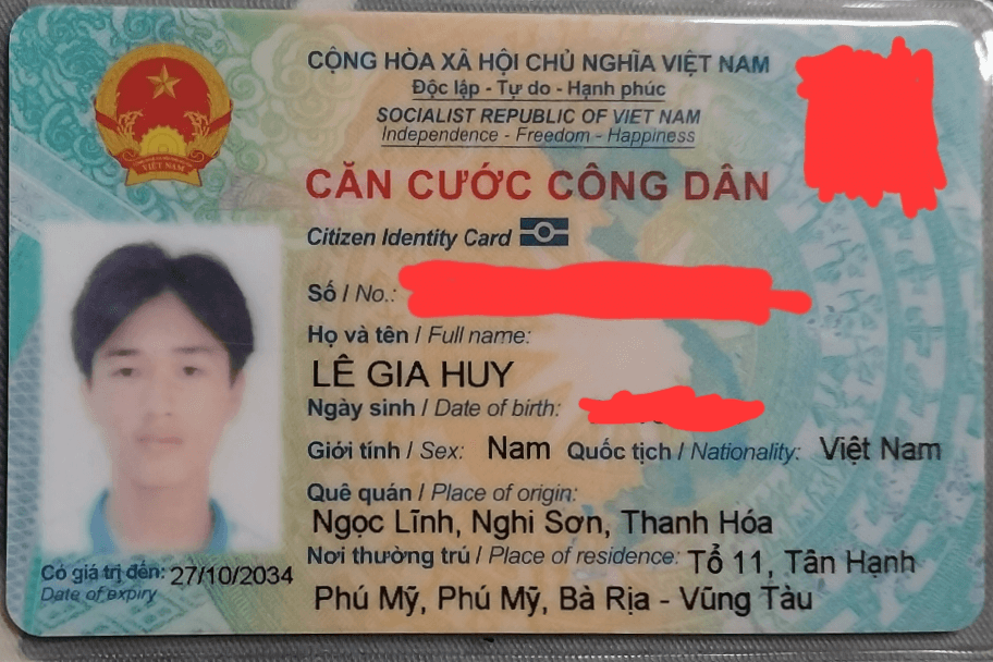 Rơi ví đoạn đường Bùi Thiện Ngộ, đường 2/9, đường Hàng Điều, Vũng Tàu