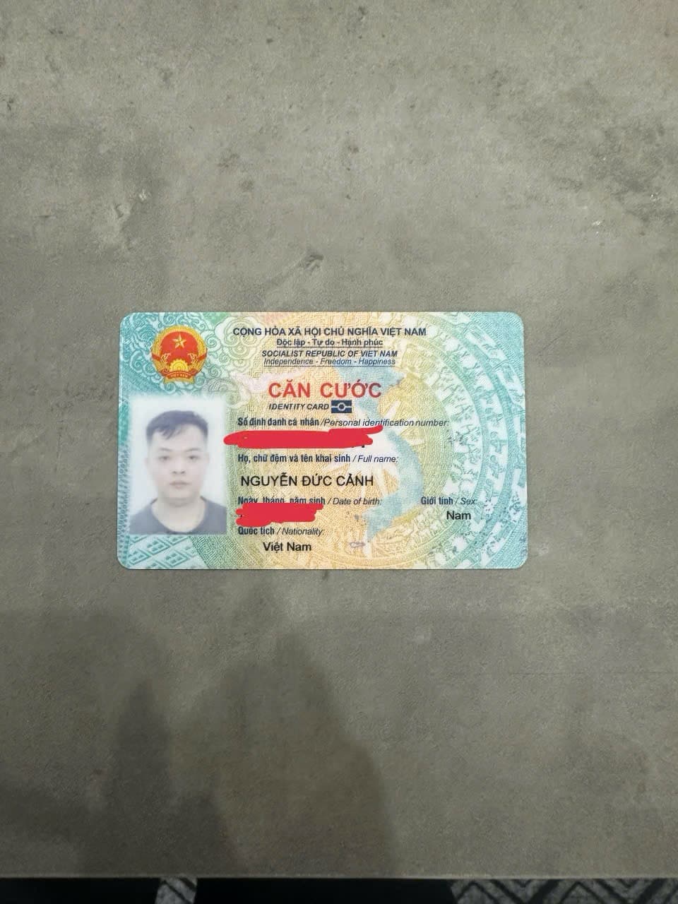 Rơi mất ví nguyễn đức cảnh rơi ở khu vực đại học tây nguyên đăk lăk