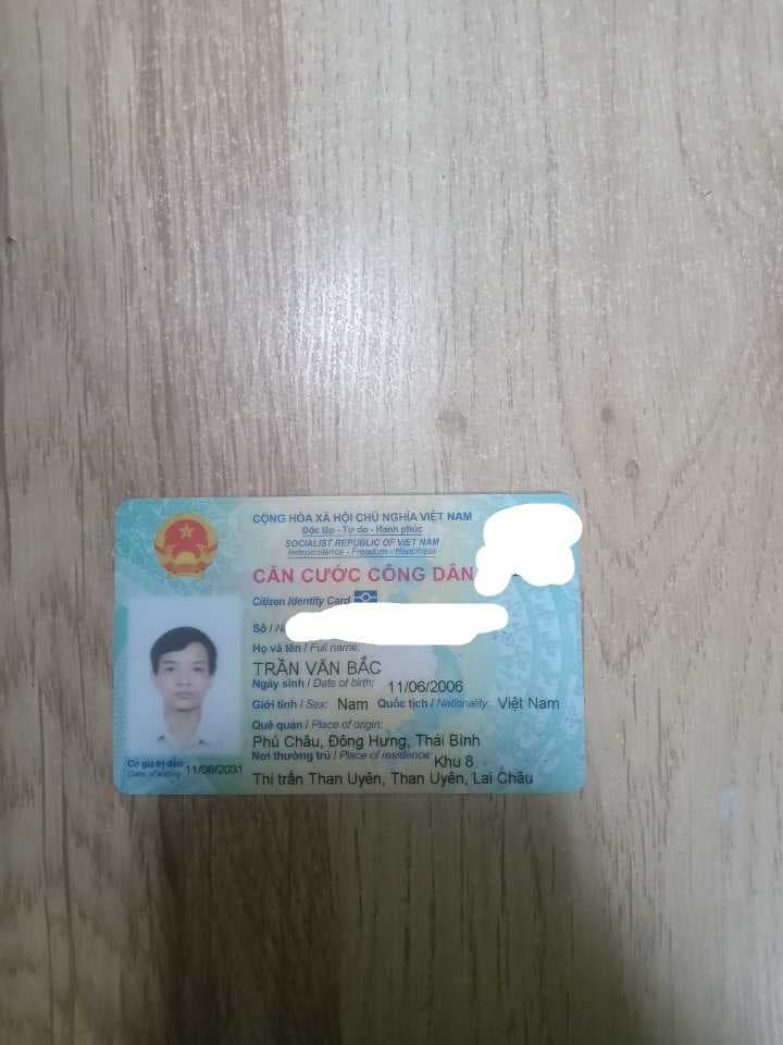 Rơi ví giấy tờ
