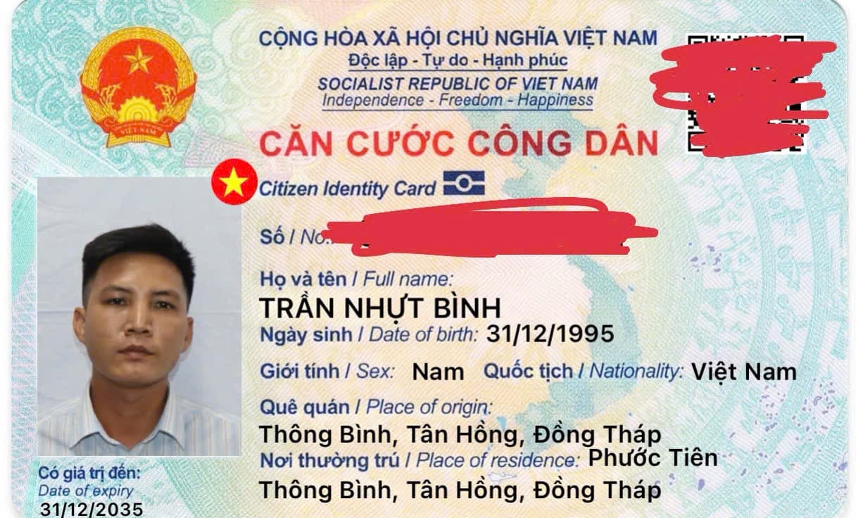 Tìm ví bị đánh rơi ở tại Cao Lãnh ạ