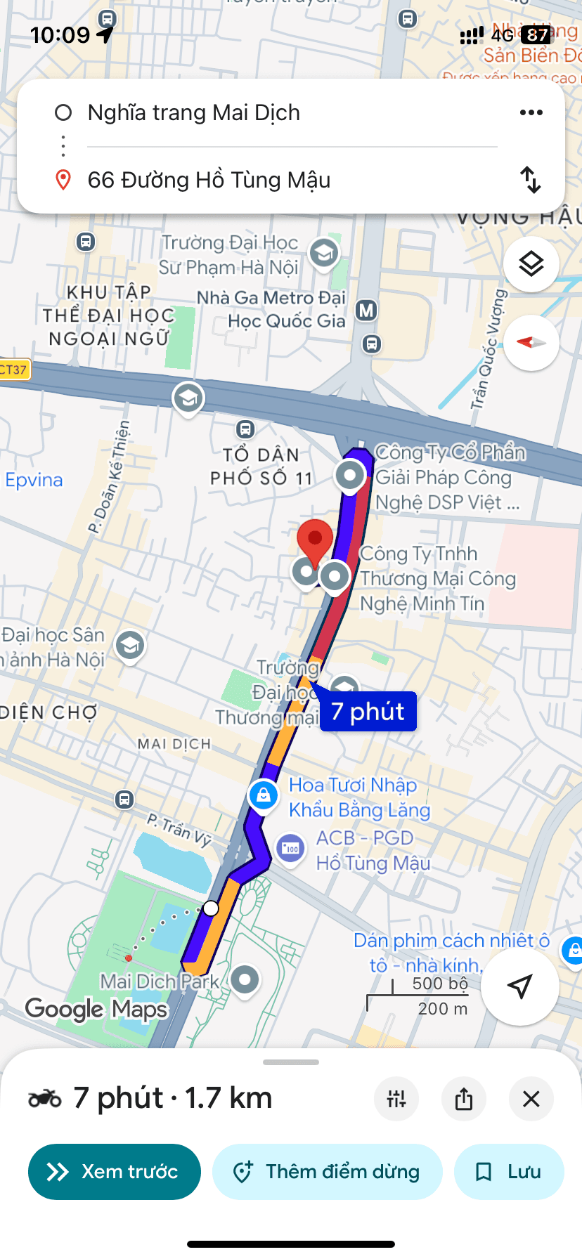 Nguyễn tiến lực 1996 rơi chìa khoá xe từ nghĩa trang mai dịch đến phạm văn đồng