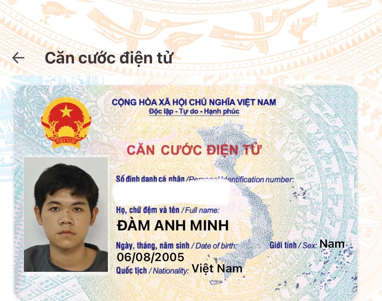 Em có làm rơi ví trong đó có cccd đàm anh minh 2005 rơi ở quận 7 ạ mong mn giúo em ạ em cảm ơn
