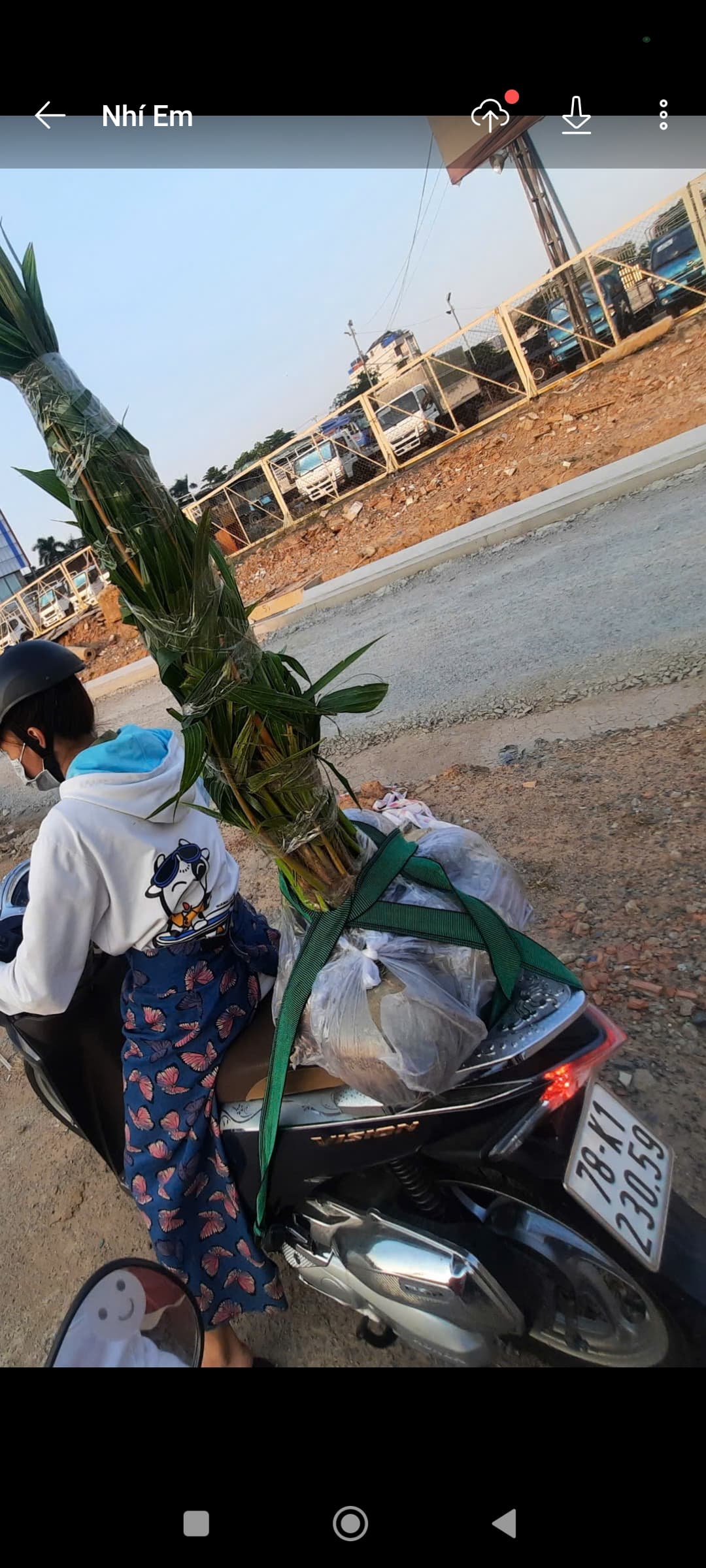 Tìm xe vision biển số 78K1.23059 mất ở Bình Bương