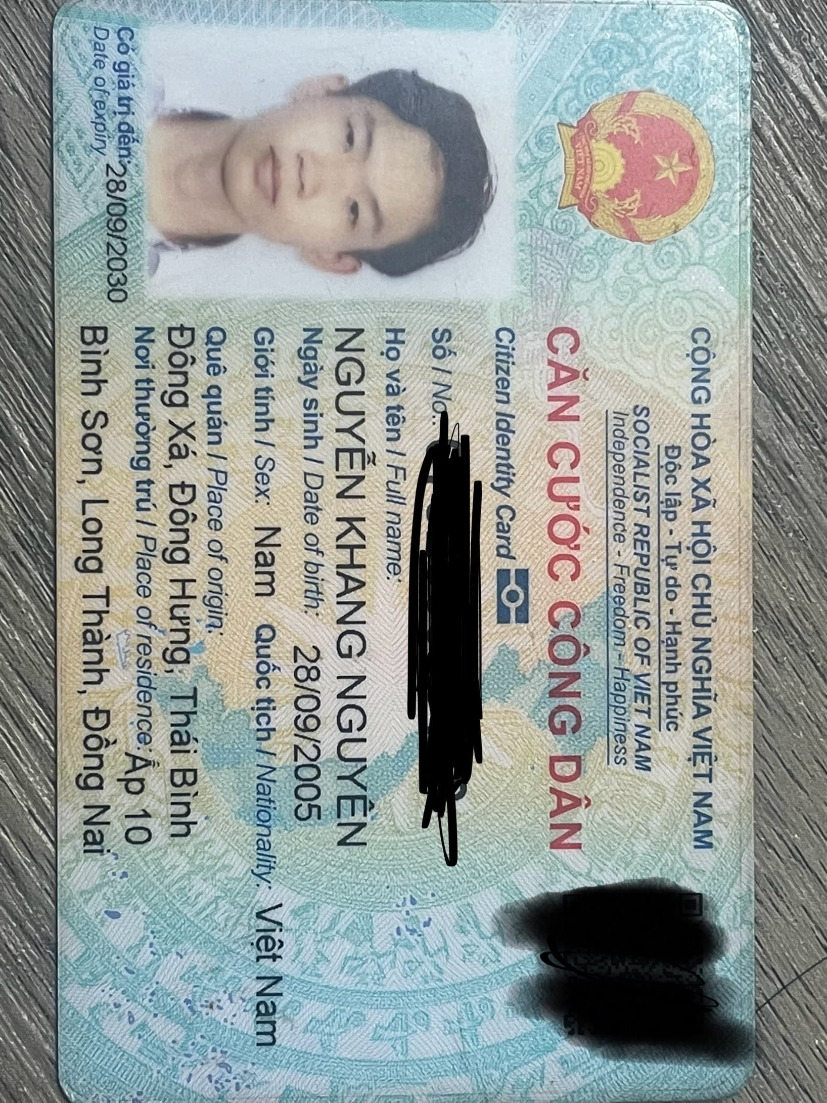 Tìm ví có cccd bằng lái Nguyễn Khang Nguyên rơi ở Tp.HCM