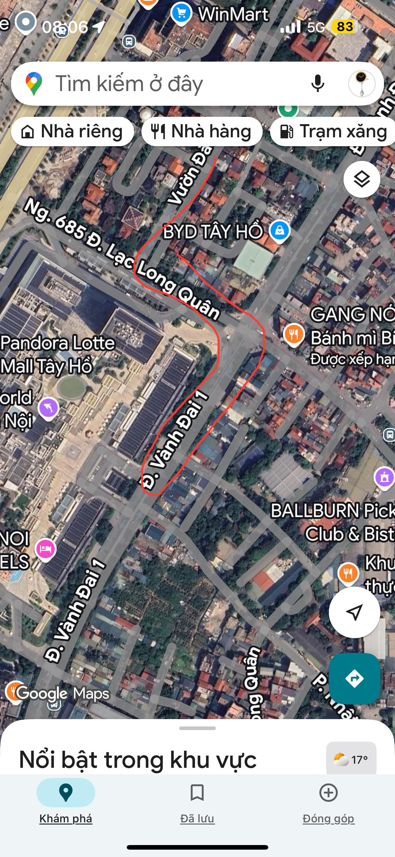 Rơi Vi Hoàng Bích Mạc 1949 ở Hà Nội