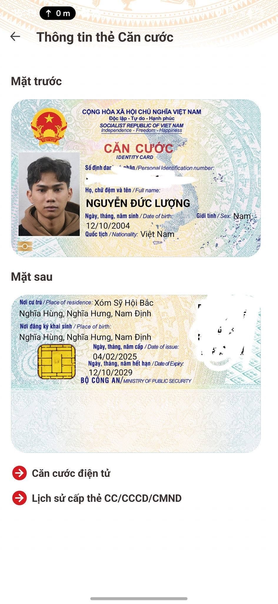 Em bị mất ví giấy tờ