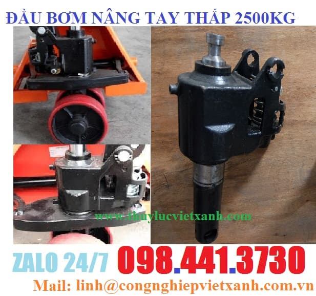Đầu bơm xe nâng tay 2500kg nhập khẩu giá rẻ