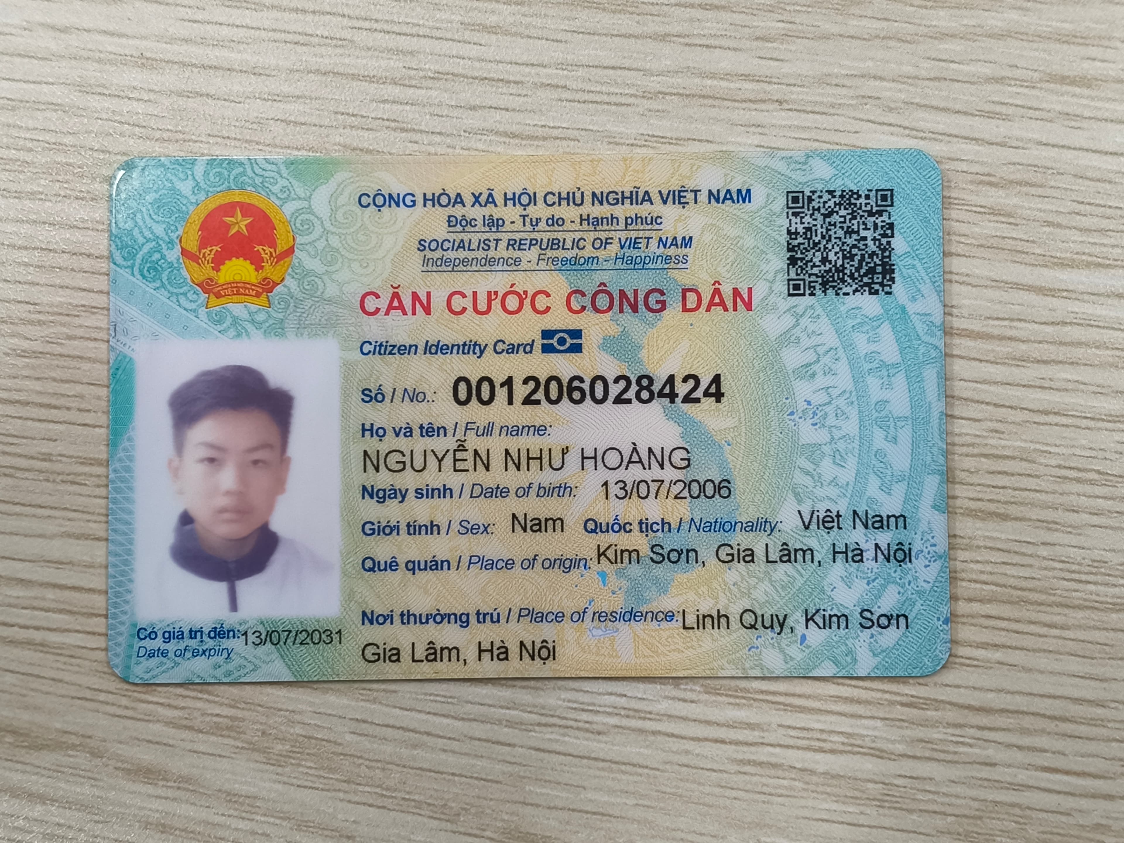 Rơi ví nguyễn như hoàng 13/7/2006 hà nội