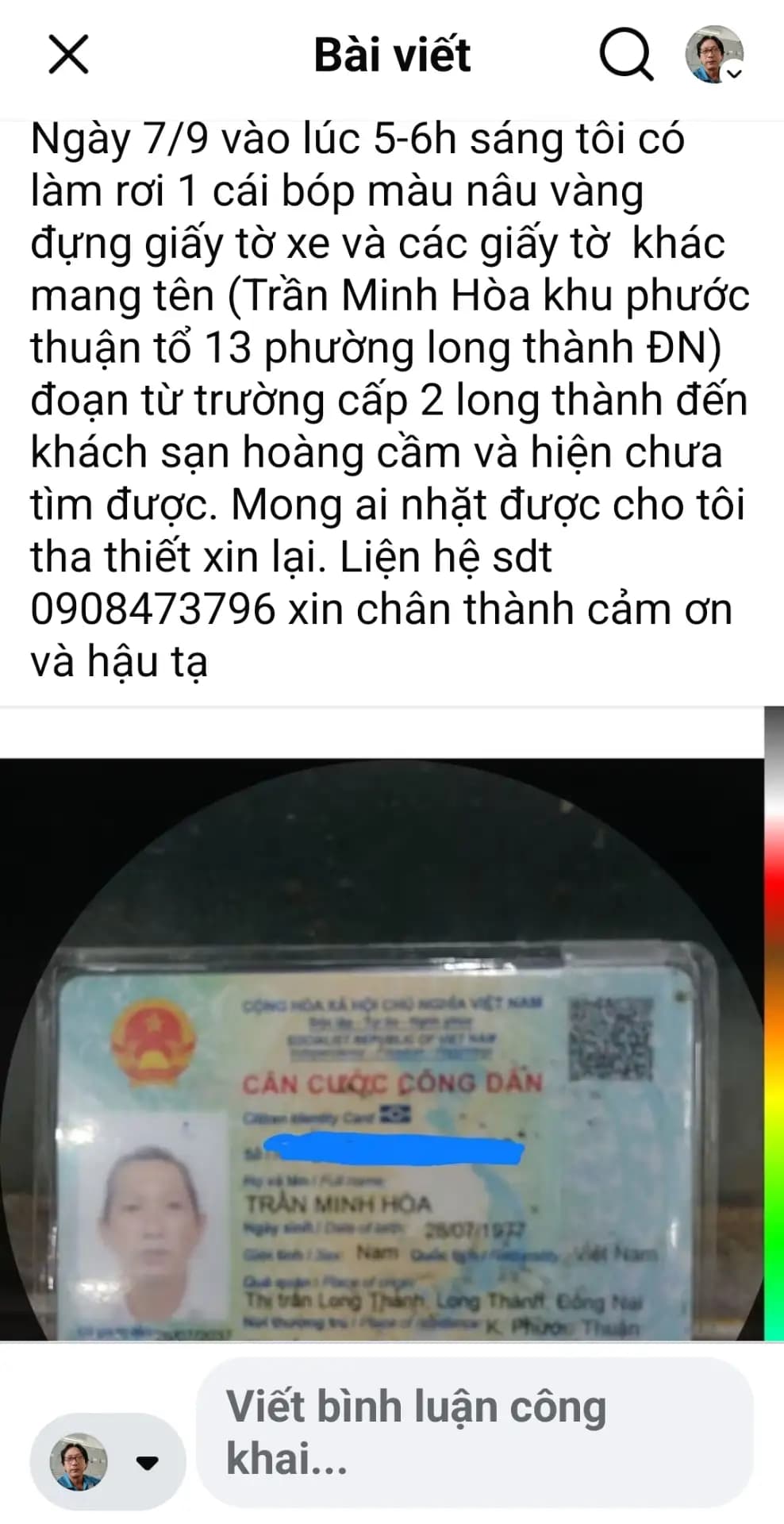 Tìm ví bi mất 