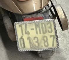 E bị mất biển xe điện