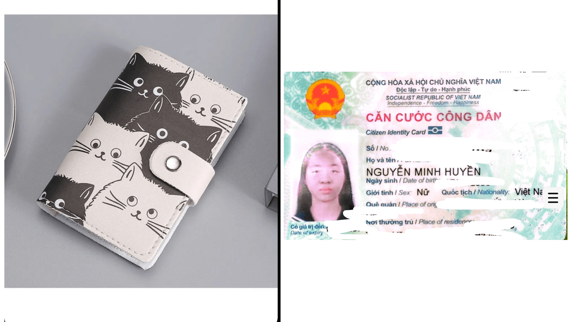 Rơi ví Nguyễn Minh Huyền ở Hà Nội